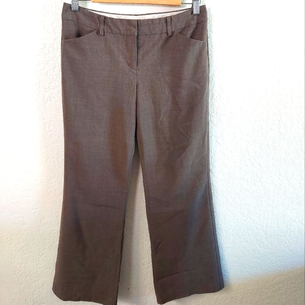 Womens Express Editor Slacks In Size 2 Short, Gre… - image 1